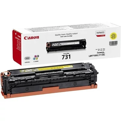 CRG-731Y Lézertoner MF 8230 nyomtatóhoz, CANON sárga, 1,5k (eredeti)