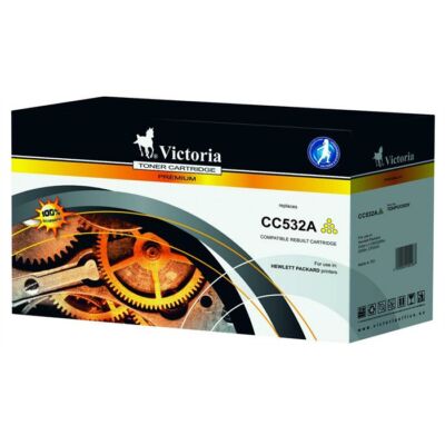 532 Lézertoner ColorLaserJet CM2320fxi, 2320n nyomtatókhoz, VICTORIA sárga, 2,8k (kompatibilis)