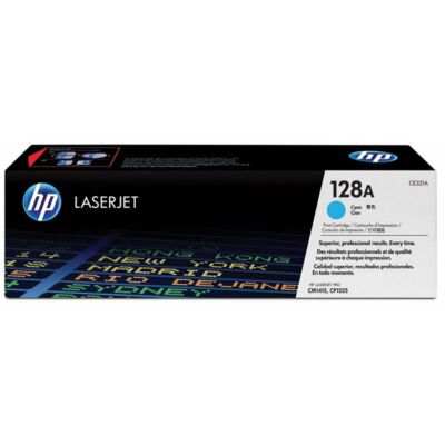CE321A Lézertoner Color LaserJet Pro CM1415, CP1525N nyomtatókhoz, HP 128A kék, 1,3K (eredeti)