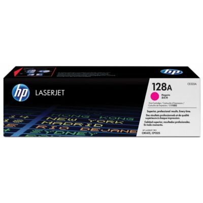 CE323A Lézertoner Color LaserJet Pro CM1415, CP1525N nyomtatókhoz, HP 128A vörös, 1,3K (eredeti)