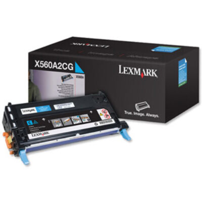 560A2CG Lézertoner X560n nyomtatóhoz, LEXMARK kék, 4k (eredeti)