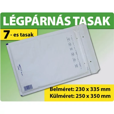 LÉGPÁRNÁS TASAK FEHÉR W7 BORÍTÉK G/17 1000 DARAB